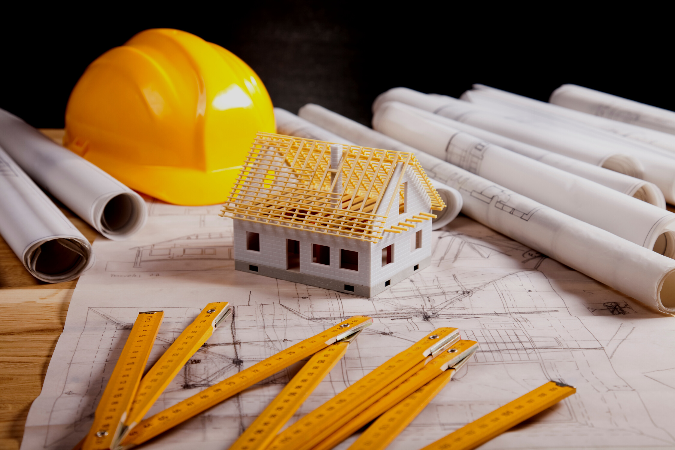 Architecture model and plans